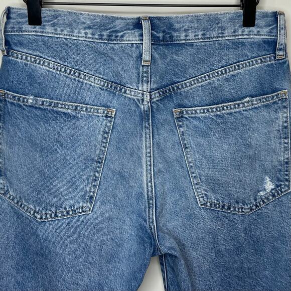 Gap Denim Jeans Shorts Size 26/2R Distressed 9" Inseam - Picture 5 of 6